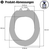 Cornat Wc-Bril Mdf Black Shining Sc - KSDSC362