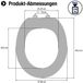 Cornat Wc-Bril Mdf Black Shining Sc - KSDSC362