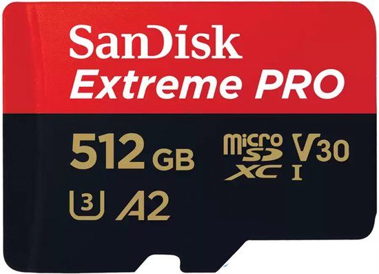 SanDisk Extreme PRO 512GB microSDXC - UHS-I Class 10