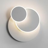 DELIPOP Moderne wandlamp voor binnen, led, 15 W, 1687 lm, creatief, 3-in-1, 350 graden, draaibaar, wandlamp, acrylverlichting, wandverlichting voor woonkamer, oprit, balkon, slaapkamer, 4500 K