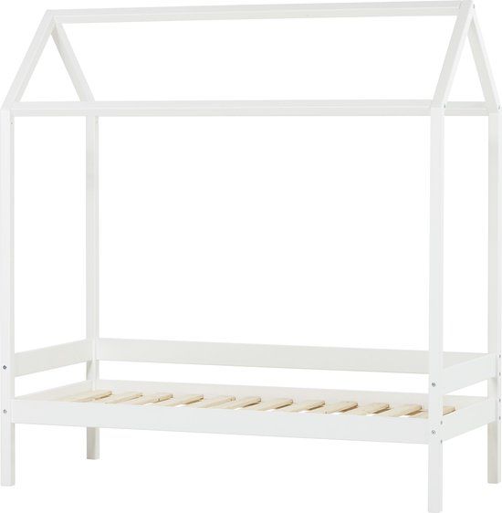Hoppekids ECO Comfort Huisbed - 70x160cm - Wit