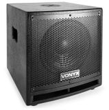 Vonyx VX1000BT - 1000W Actieve Speaker - Zwart - Bluetooth - USB - SD