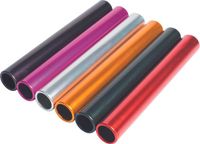 Megaform Aluminium bâtons de relais - Set de 6 couleurs - UNI