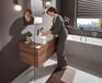 Hansgrohe VIVENIS wastafelkraan - model 110 - opbouw - coolstart - eengreeps - zwart