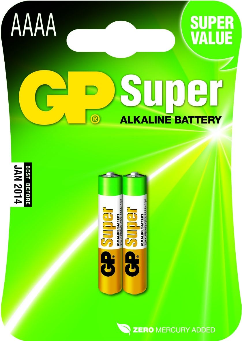 GP Batteries Super Alkaline AAAA - 2 stuks