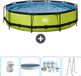EXIT Rond Lime Frame Zwembad - 360 x 76 cm