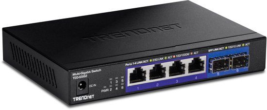 TRENDnet TEG-S562 6-Port Switch, Multi-Gigabit