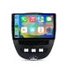 Peugeot Autoradio 1+32 Go compatible avec Carplay et Android 14, pour Peugeot 107, Citroën C1, Toyota Aygo (2005-2014), avec Bluetooth, Wi-Fi, DAB+, au volant (SWC) et processeur 4 cœurs