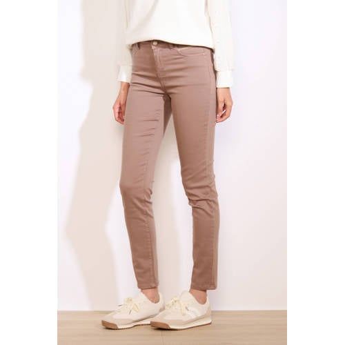 LOLALIZA slim high waist broek taupe