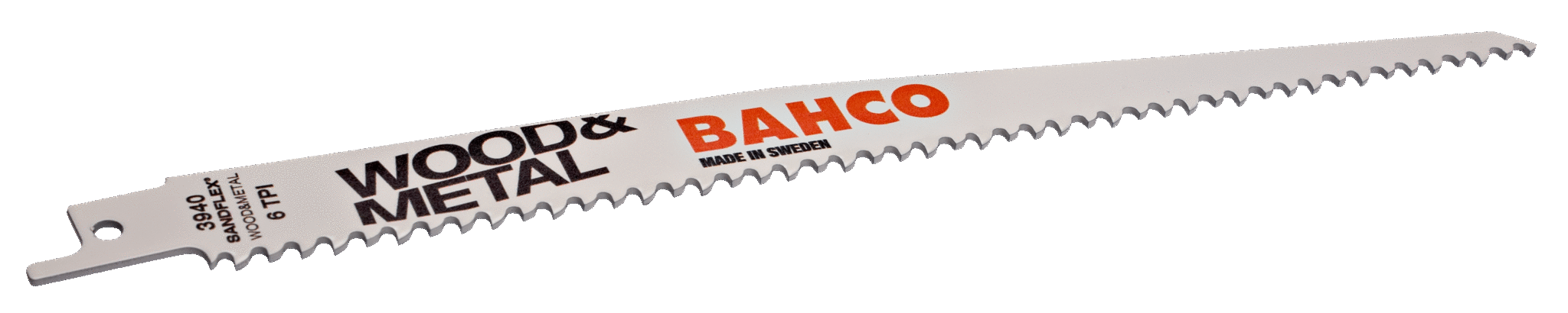 Bahco Reciprozaagblad | Sandflex® bimetaal | voor hout en metaal | 6 TPI | 228 mm - 2-delig