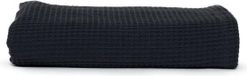 The One Towelling Wafel Handdoek - 100 x 150 cm - Katoen - Antraciet