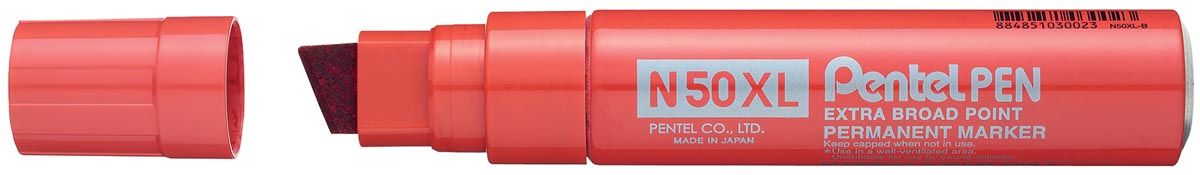 Pentel N50 Permanent Marker - Rode punt