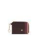 PIQUADRO - Porte-cartes avec Porte-clés en Cuir - Femme - Bordeaux et Rose