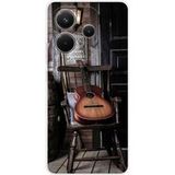 Xiaomi Siliconen hoesje - Compatibel met Xiaomi Redmi Note 14 4G - ontwerp guitare