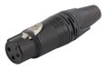 Equip 147931 kabel-connector 3-Pole XLR Zwart