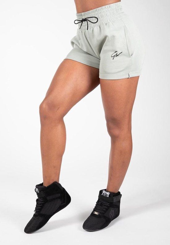 Gorilla Wear Pixley Sweatshorts - Lichtgroen - L - Dames