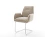 Zoa-Flex Freischwinger Bouclé boue plat blanc ressorts ensachés