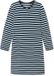 Schiesser dames Cotton Essentials Nachthemd lang - nachtblauw gestreept