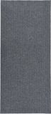 vidaXL Droogloopmat 100x250 cm grijs