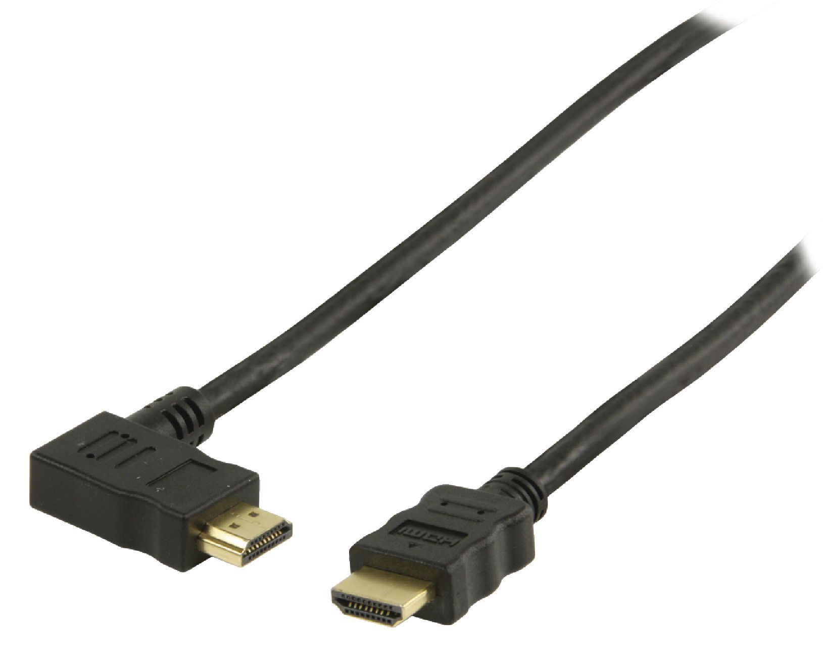 Coretek HDMI kabel - 90° haaks naar rechts - versie 1.4 (4K 30Hz) - 0,30 meter