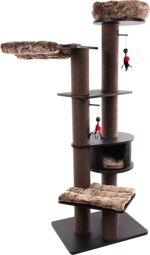 FLAMINGO Krabpaal Raisa 3 Bruin - 198 cm