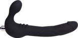 Chisa Toys Black Mont - Strap On Cavalier - Strap On Vibrator - Zwart