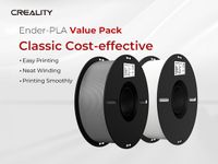 Creality 3D filament PLA 1.75mm Wit/Grijs 2kg