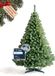 Kunstkerstboom van 100% pvc, dicht en vormvast, met 600 takken (Ø 90 cm), snel opbouwsysteem, moeilijk ontvlambaar