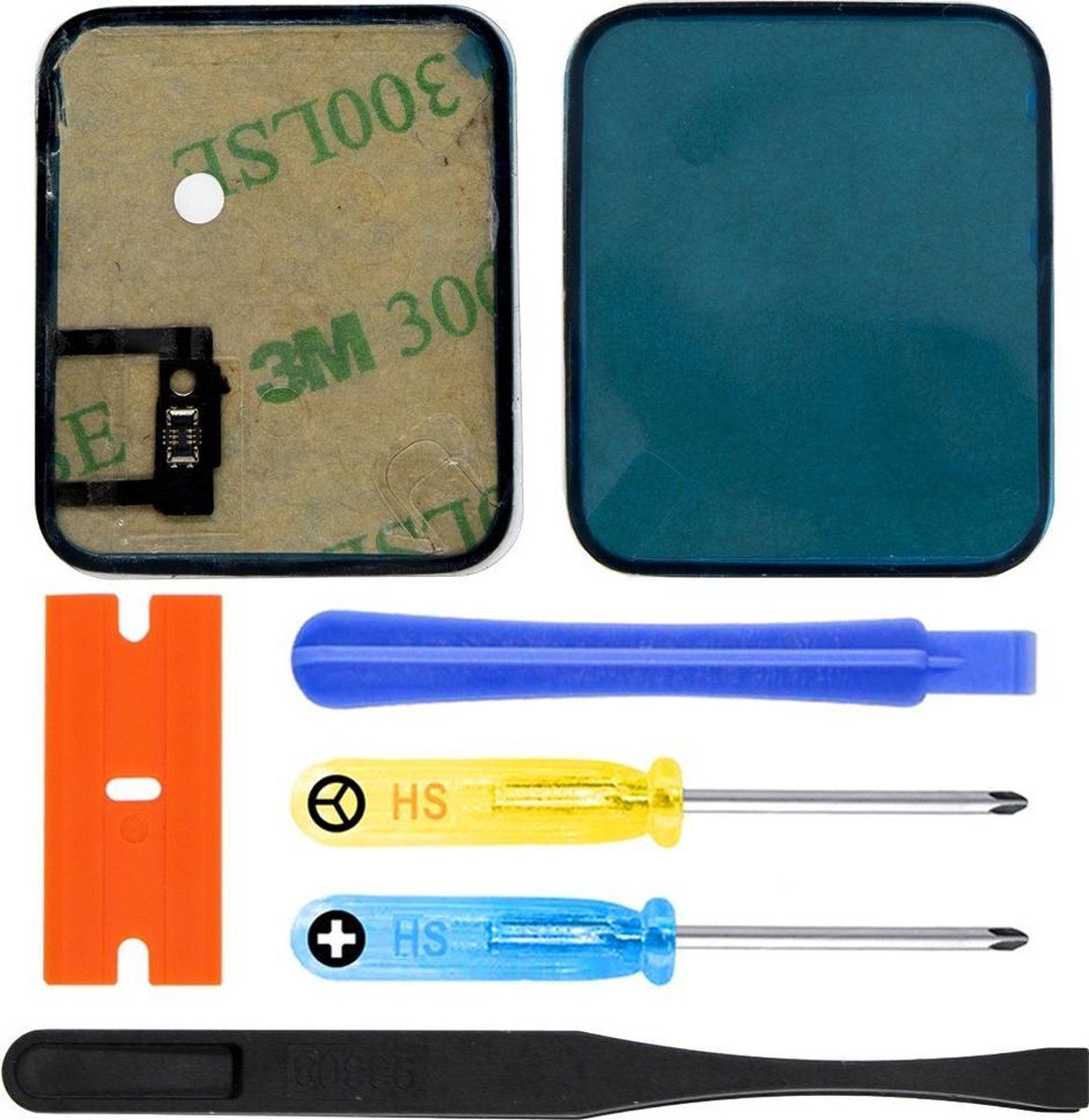 Mmobiel Force Touch-Sensor voor Apple Watch-Serie 1 - 38 mm - Zelfklevende Reparatieset