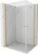 Mexen Mist-F Duo douchecabine pliable droite 70 x 110 cm, transparent, or brossé