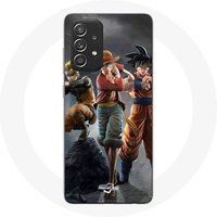 Maniacase Samsung Galaxy A33 5G Sangoku naruto Luffy één stuk Dragon Ball z 3D Anime manga