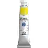 Lefranc Bourgeois 404918 Extra fijne Lefranc olieverf met hoogwaardige kunstenaarspigmenten, lichtecht, verouderingsbestendig - 20ml Tube, Transparent Yellow