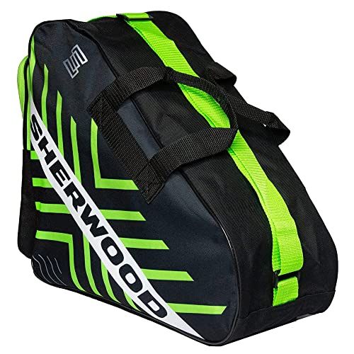 Sherwood Schaatstas, inlinertas voor volwassenen en kinderen, ijshockeytas, ideaal voor rolschaatsen en schaatsen, 15 x 37 x 42 cm