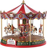 Lemax Kerstdorp The Grand Carousel - 4.5V adapter - Kermis - 24.1 cm