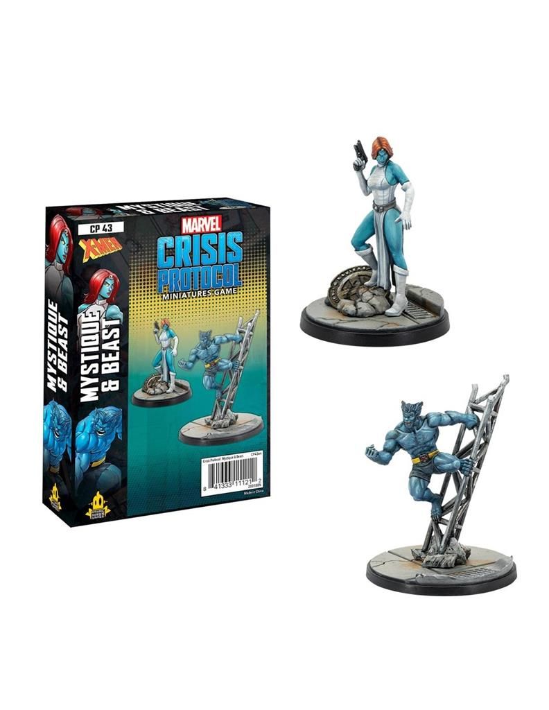 Atomic Mass Games Marvel Crisis Protocol - Beast and Mystique - 0841333111212
