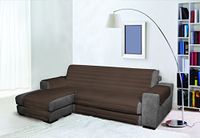 Trendy Waterdichte en Doubleface bankhoes, Bruin 190cm, 100% microfiber
