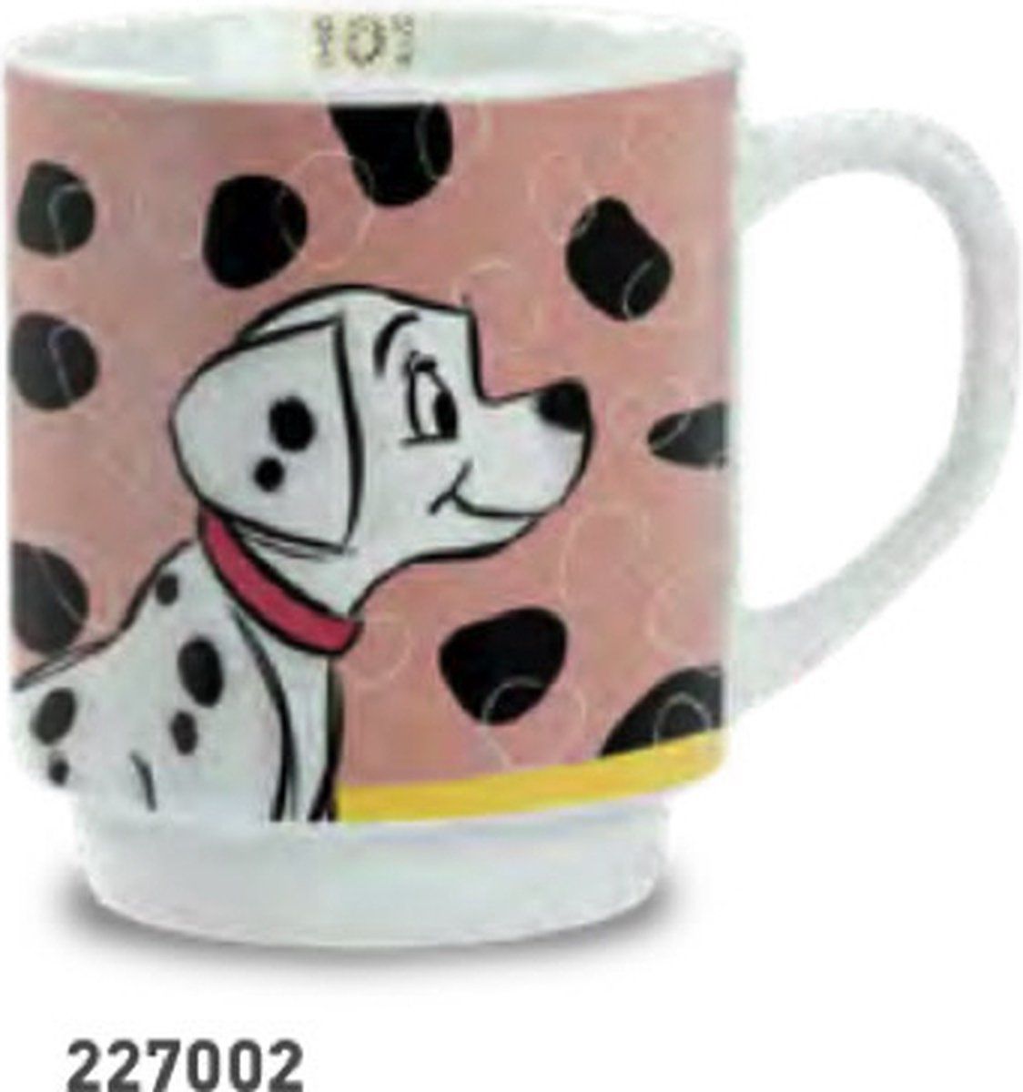 Egan 101 Dalmatiërs Stapelbare Tas - 350 ml - Roze