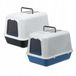 Ferplast Kattenbak Gesloten 39,5x52,5x38 cm - Wit/Blauw/Zwart