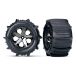 Traxxas Pneus et roues, assemblés, collés (2,8) Paddle (chrome noir) (2 pièces)