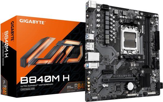 GIGABYTE B840M H moederbord AMD B840 Socket AM5 micro ATX