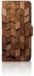 B2Ctelecom Book Style Case voor Google Pixel 7 Pro Wooden Cubes