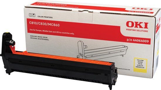 OKI 44064009 Yellow Image Drum - Compatible with C800 Series Printers