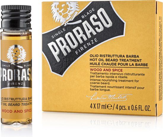 Proraso Baard Olie Yellow Warm (4 x 17 ml)
