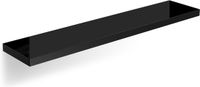 Casaria Wandplank Zwevend - 70 cm - Hoogglans Zwart