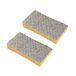 Homéa Set van 2 niet-krassende sponzen, plantaardige cellulose, 11 x 7 x 2 cm