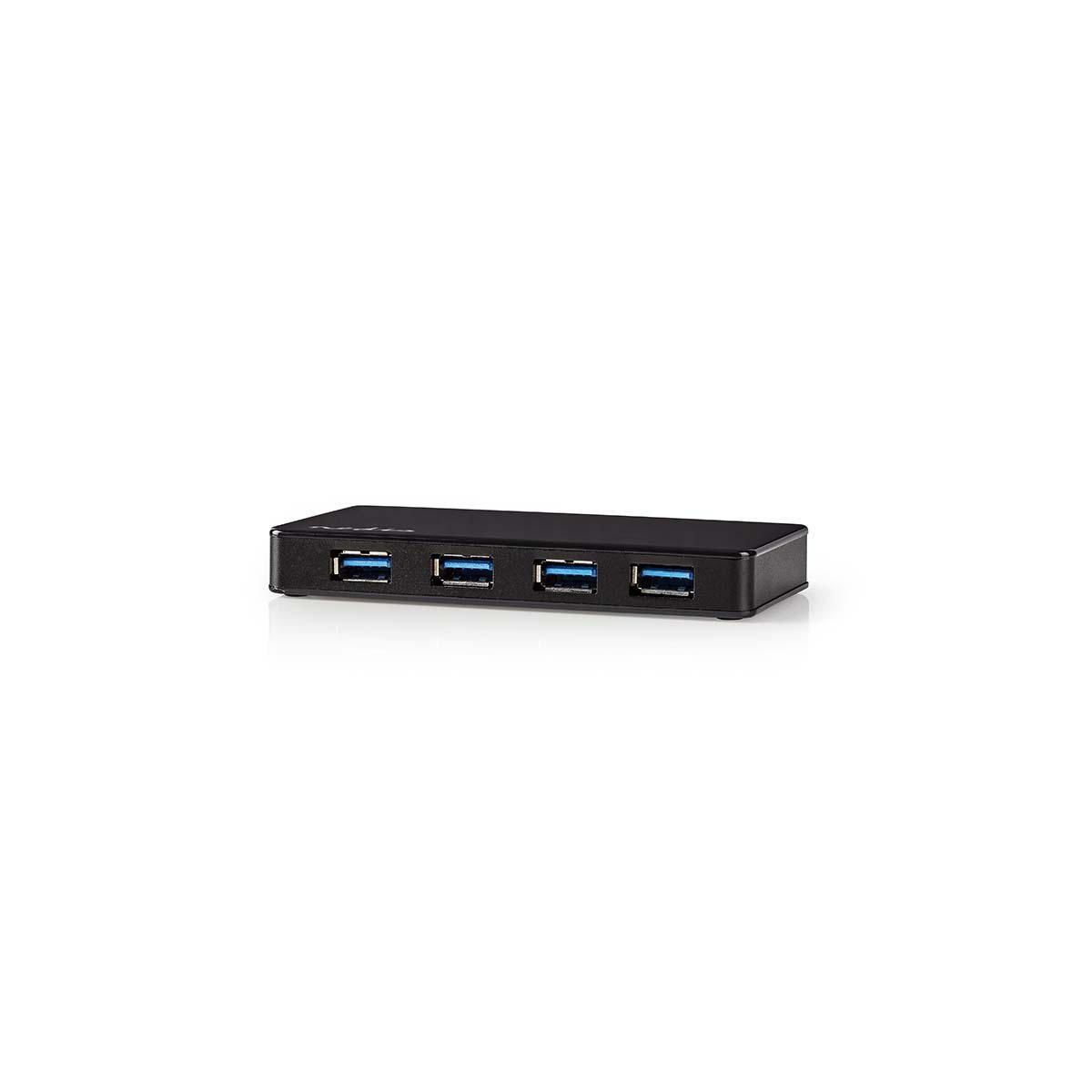 Nedis USB-C Hub - 4x USB-A 3.2 Gen1 - Zwart