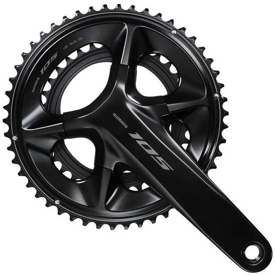 Shimano Fc-r7100 Crankstel Zwart 160 mm / 50/34t