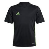 adidas Tabela 23 Jersey Youth Shirt, BLACK/semi lucid lime, 9-10 Years