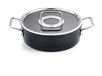 Fissler Adamant/aluminium braadpan (Ø 24 cm, 3,1 l) cocotte émaillée avec couvercle en verre, revêtement antiadhésif - induction