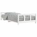 VidaXL Lit enfant blanc bois 90x200 cm